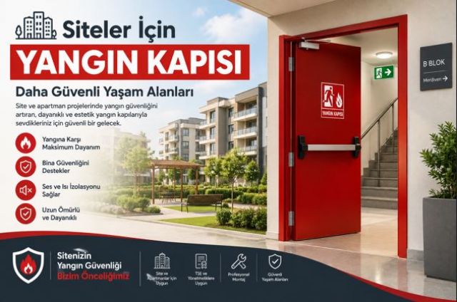Siteler İçin Yangın Kapısı