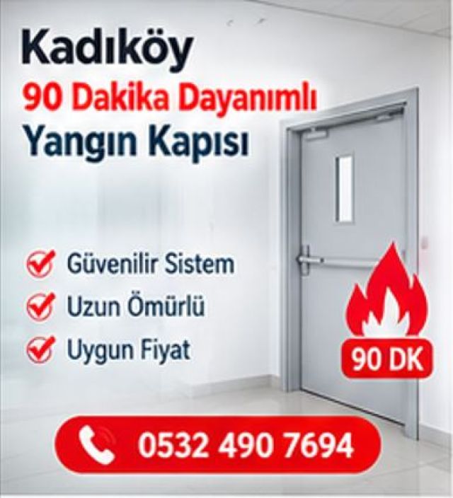 Kadıköy 90 Dakika Dayanımlı Yangın Kapısı
