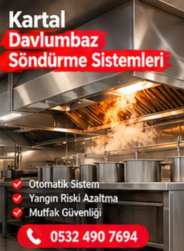 kartal Davlumbaz Söndürme Sistemi