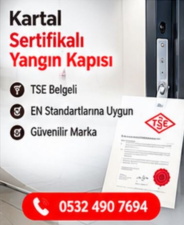 kartal Sertifikalı Yangın Kapısı